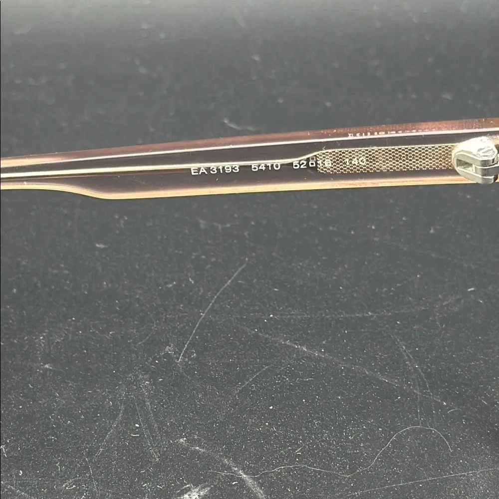 Emporio Armani Brown Cat-Eye Glasses